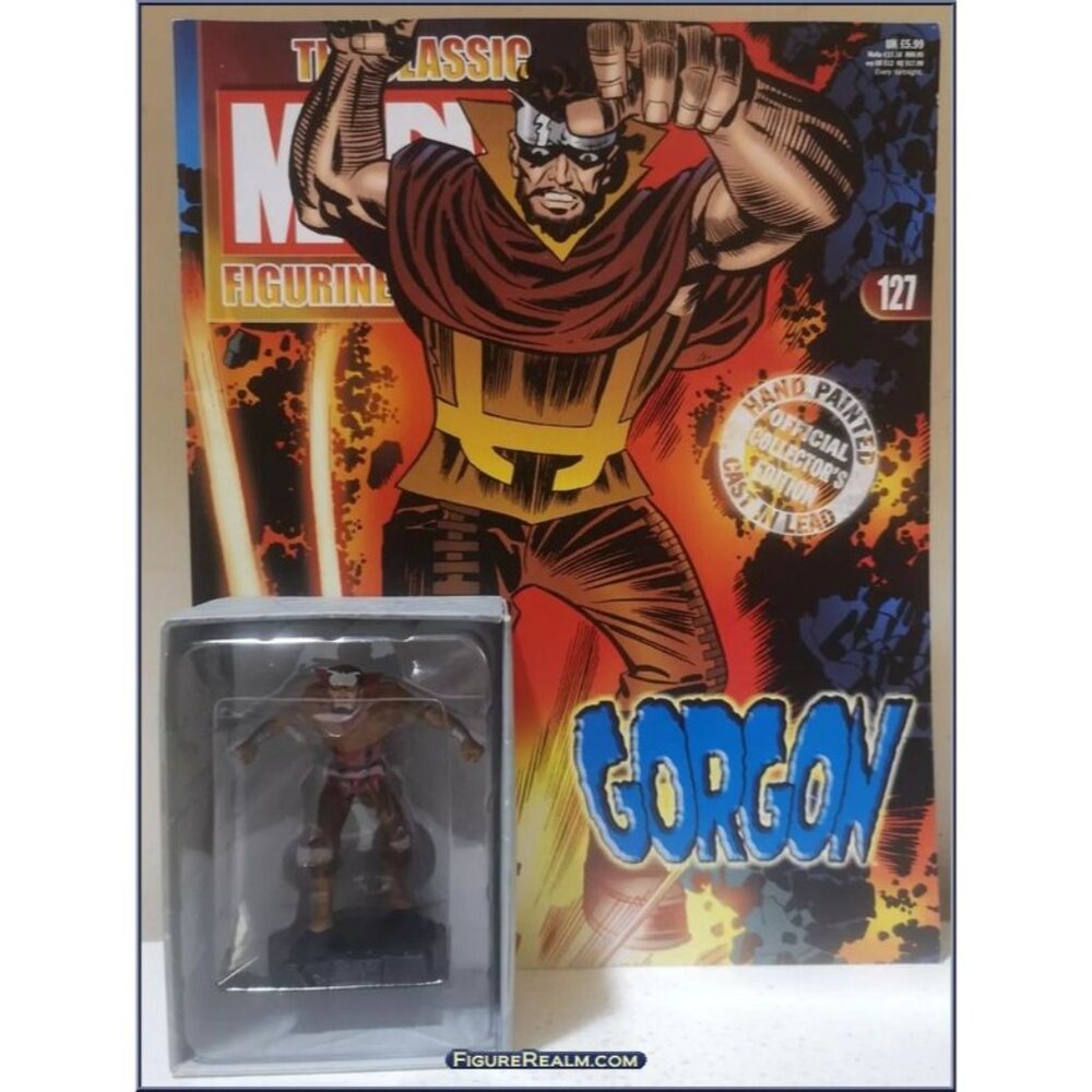 Eaglemoss 1:16 Classic Marvel Figurine w/Book: Gorgon #127